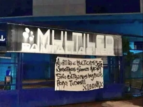 Alerta máxima en Racing por una fuerte amenaza de la barra