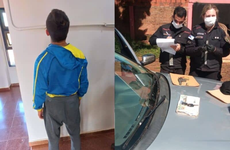Posadas: lo encontraron ebrio en su auto y quiso usar su revólver contra de los efectivos que intervinieron