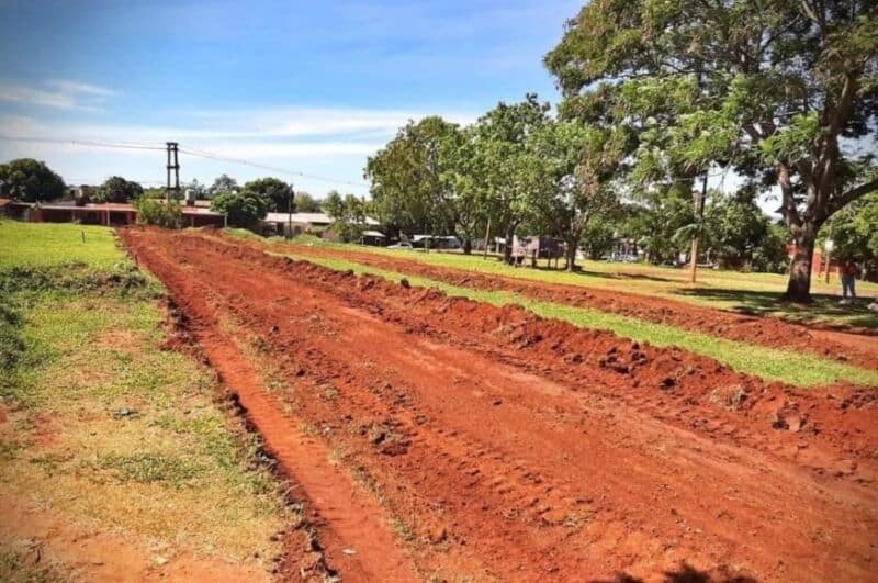 Concretaron la apertura de calles en el asentamiento Santa Cecilia de Posadas 1 2 - calles viernes 2 - 1