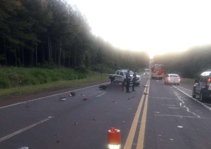 Motociclista falleció tras un choque en Hipólito Yrigoyen
