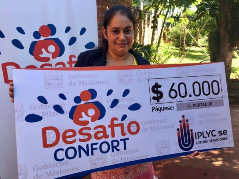 Usará el premio de Desafío Confort para los estudios de su hijo