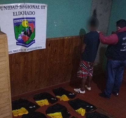 Eldorado: terminó detenido por robar prendas deportivas de una vivienda