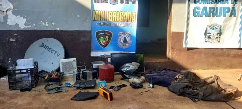 Secuestraron varios artefactos robados de una vivienda en Garupá