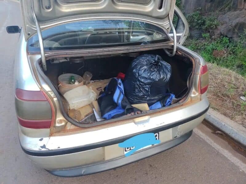 Policías detectaron un auto con marihuana en un control vial en El Soberbio: cinco detenidos