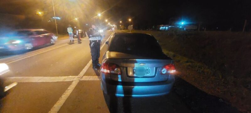 Posadas y Oberá: de 654 test de alcoholemias, 16 dieron positivo en dos operativos viales