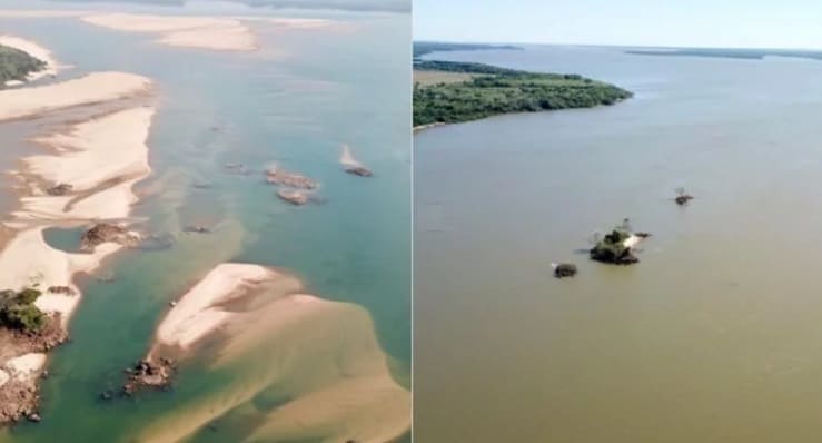 Repunta el nivel del río Paraná