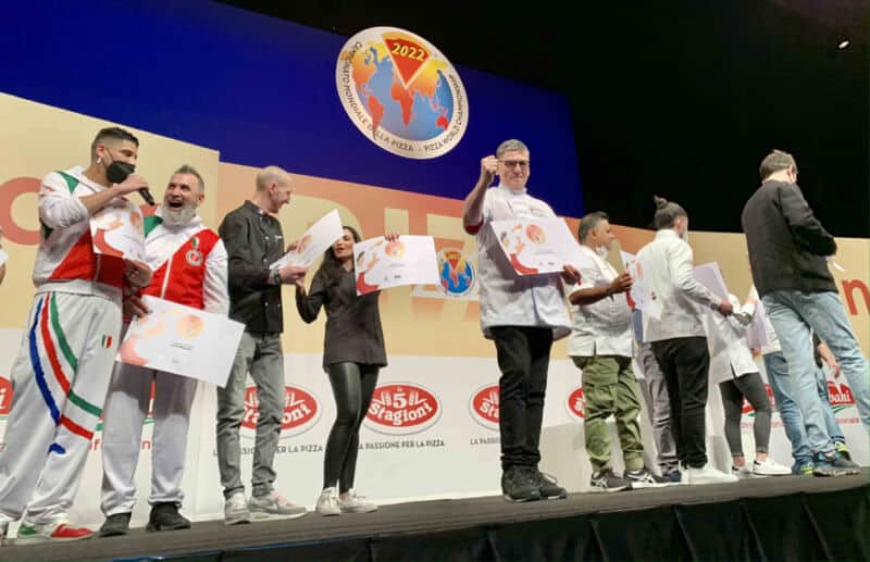 Argentina logró el segundo puesto en el Mundial de la Pizza realizado en Italia