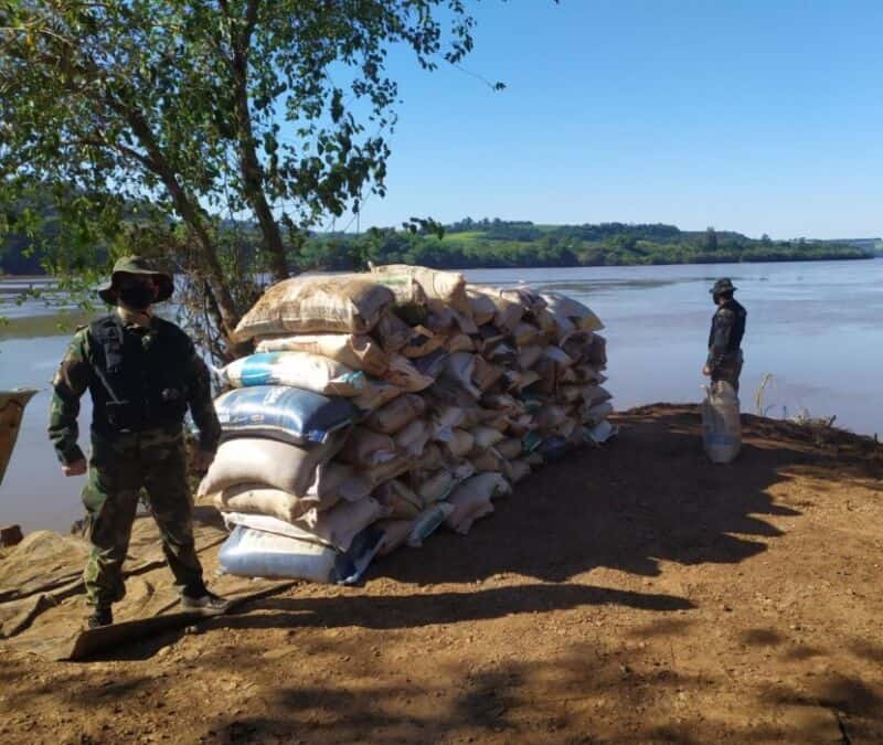 Secuestraron 4.400 kilos de soja de contrabando en El Soberbio
