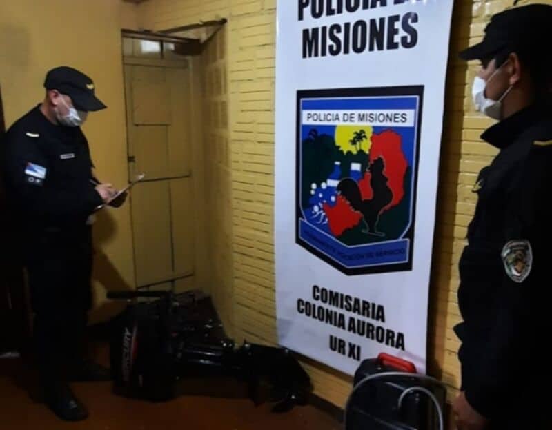 Policías recuperaron objetos robados en Colonia Aurora y Posadas
