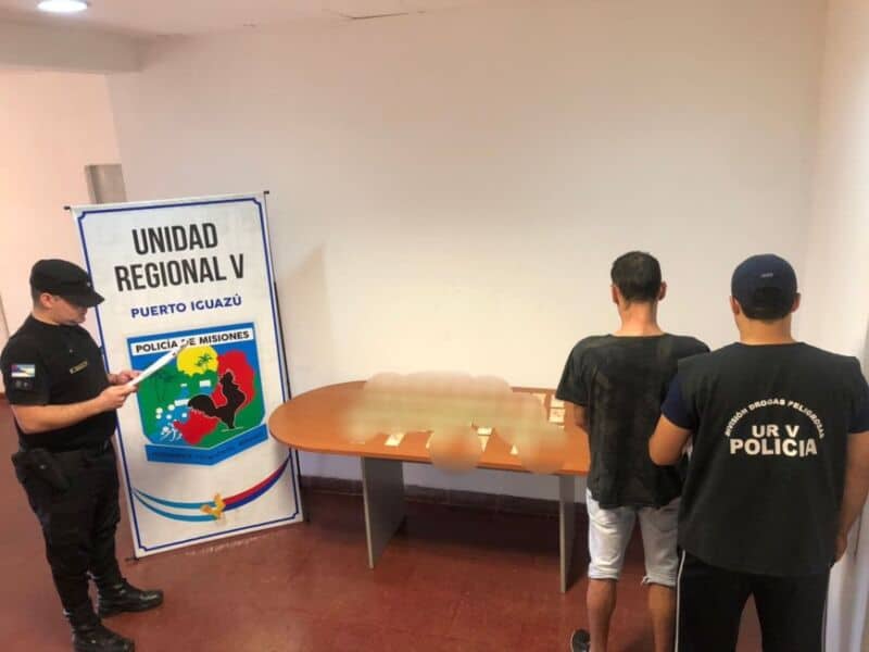 Detuvieron a un hombre señalado por robarle 900 mil pesos a un repartidor en Iguazú