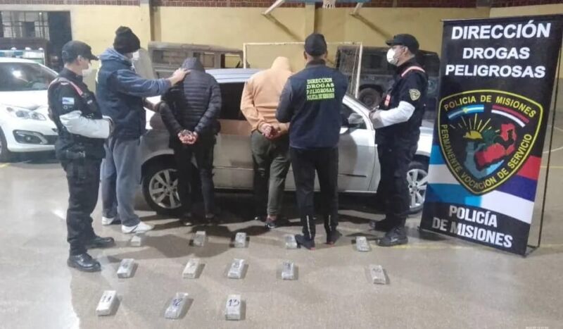Secuestraron droga en un control vehicular en Posadas: hay dos detenidos
