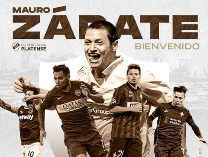 Mauro Zárate será presentado el martes como nuevo jugador de Platense
