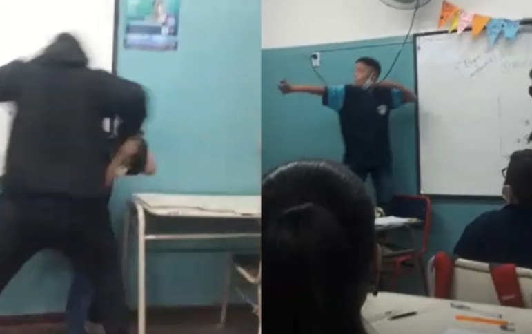 Córdoba: alumno que era víctima de bullying golpeó brutalmente a su acosador durante una clase