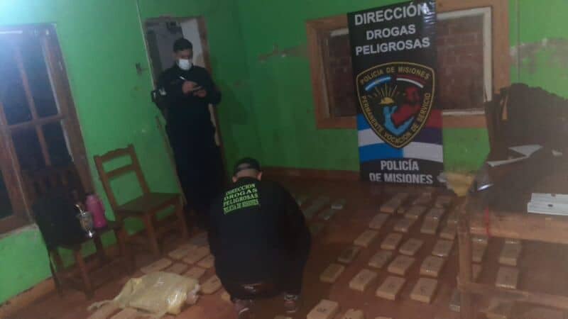 Candelaria: incautaron marihuana valuada en casi 19 millones de pesos