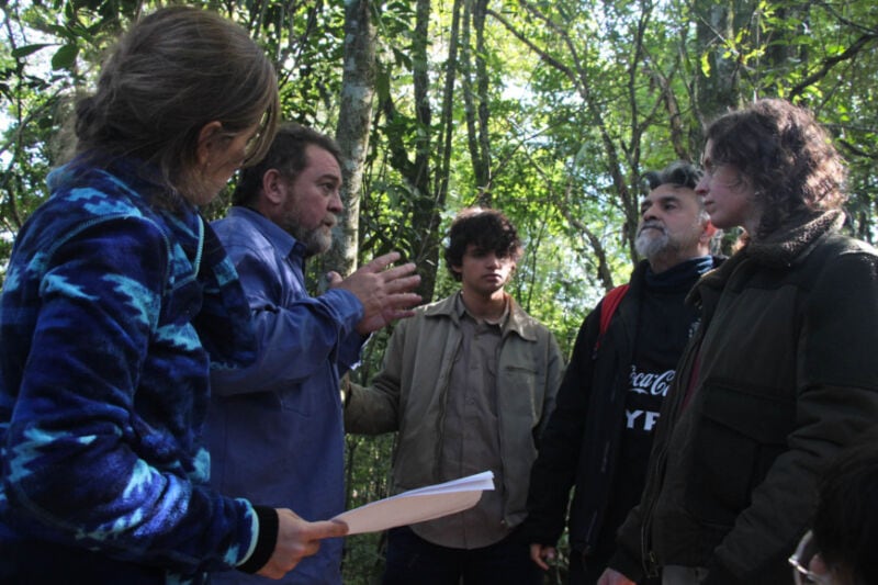 "La selva no existe", la nueva película que se filma en la provincia 4 8 - elenco practicando la escena - 7