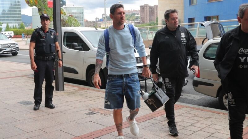 Messi y la mayoría de los seleccionados ya se encuentran en Bilbao para entrenar