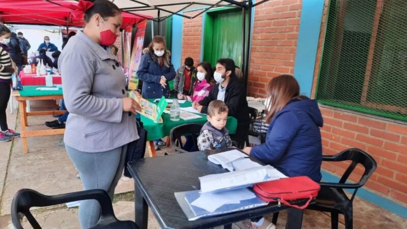 Realizaron amplio operativo integral de salud en el barrio San Jorge