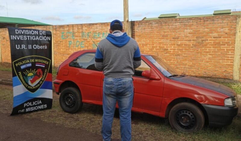 Policías secuestraron en Oberá un automóvil robado
