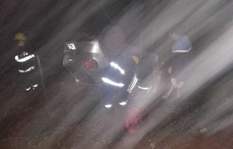 Despiste de un automóvil en Itacaruaré dejó dos muertos