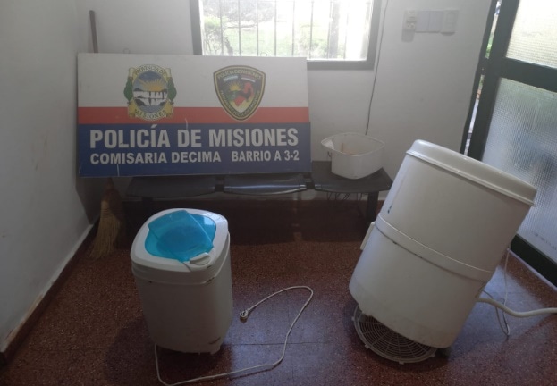 Policías recuperaron elementos robados de una vivienda del barrio Vecinos Unidos de Posadas