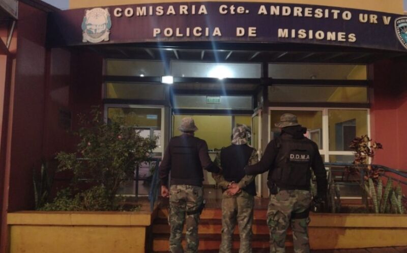Detuvieron a presunto cazador furtivo y secuestraron un rifle en Comandante Andresito