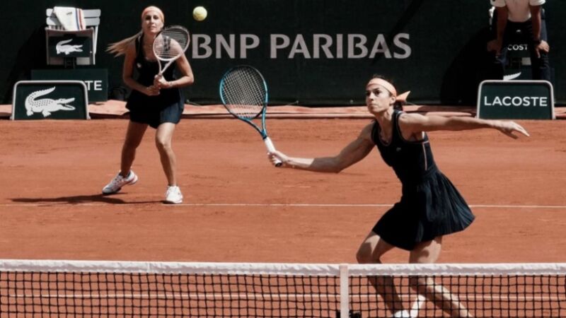 Sabatini y Dulko logran un triunfo y siguen con chances en Roland Garros