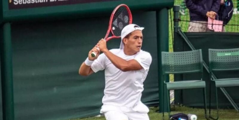 Tenis: el argentino Sebastián Báez comenzó con el pie derecho en Wimbledon