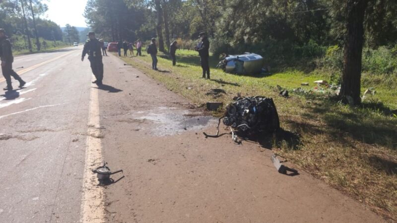 Dos mujeres y una menor lesionadas tras despistar con un utilitario en Caraguatay