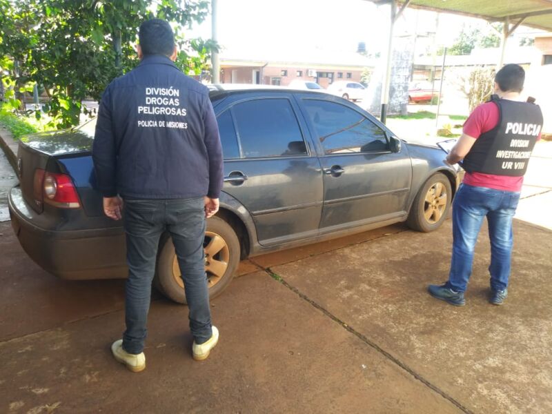 San Vicente: secuestraron un auto que había sido robado en Buenos Aires