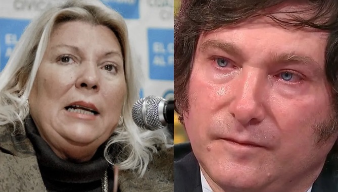 Carrió contra Milei: dijo que puede ser peor que Hitler