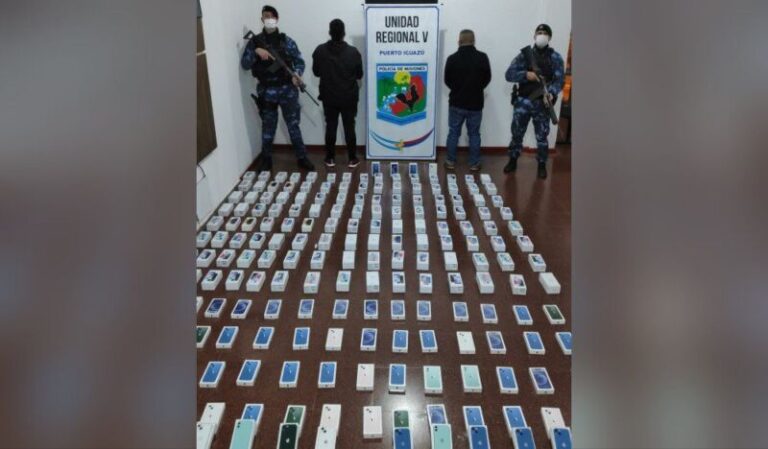 Incautaron celulares de contrabando valuados en casi 16 millones de pesos