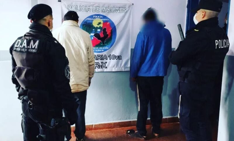 Posadas: un policía de franco detuvo a dos hombres que habrían protagonizado un robo