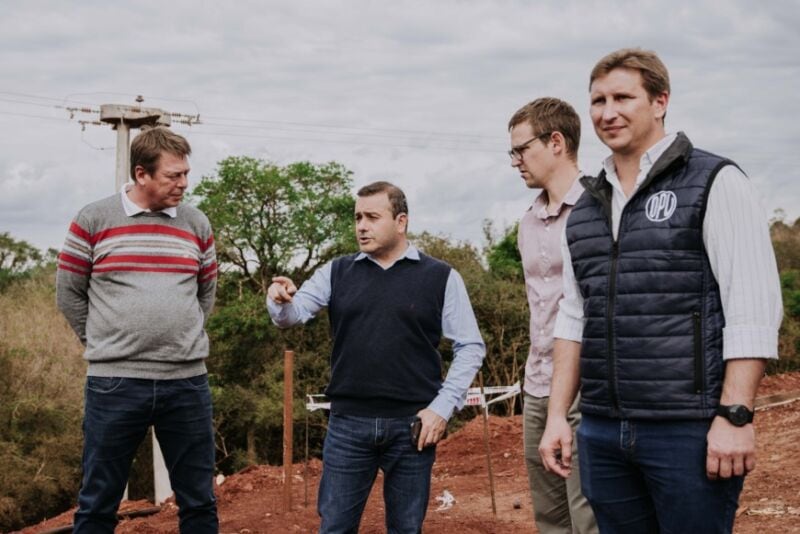 Con la presencia de Herrera Ahuad iniciaron las obras de asfalto del último tramo de la Ruta Provincial Nº2 7 14 - ruta 2 - 13