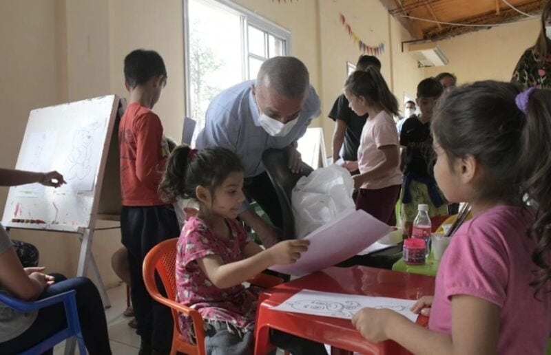 Arce acompañó el inicio de actividades del receso para niños de barrios de Posadas y Garupá