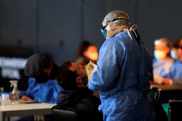 Argentina reportó 41.735 nuevos contagios y 76 muertos por Covid-19 en la última semana