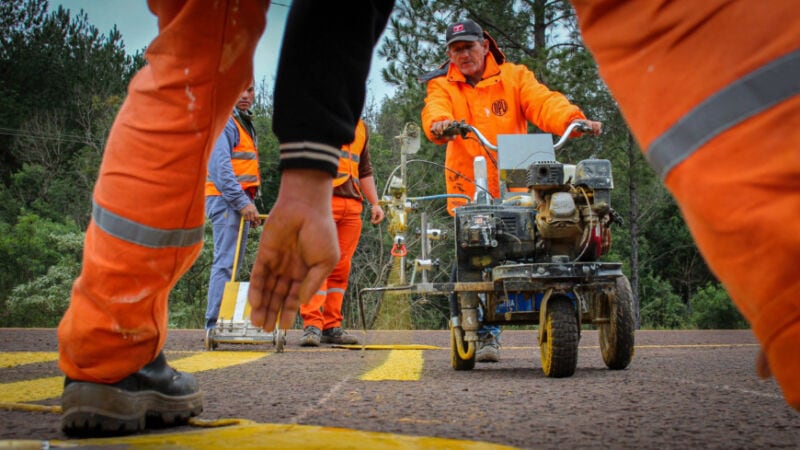 Vialidad provincial demarca las rutas 103 y 4 2 4 - DPV DEMARCACION 103 Y 4 IV - 3