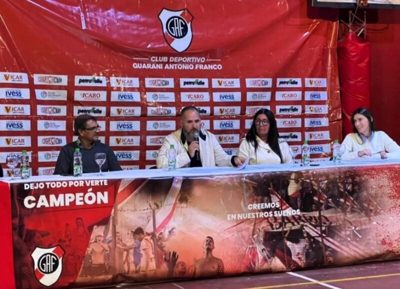 Patricio Vedoya fue reelecto presidente de Guaraní Antonio Franco