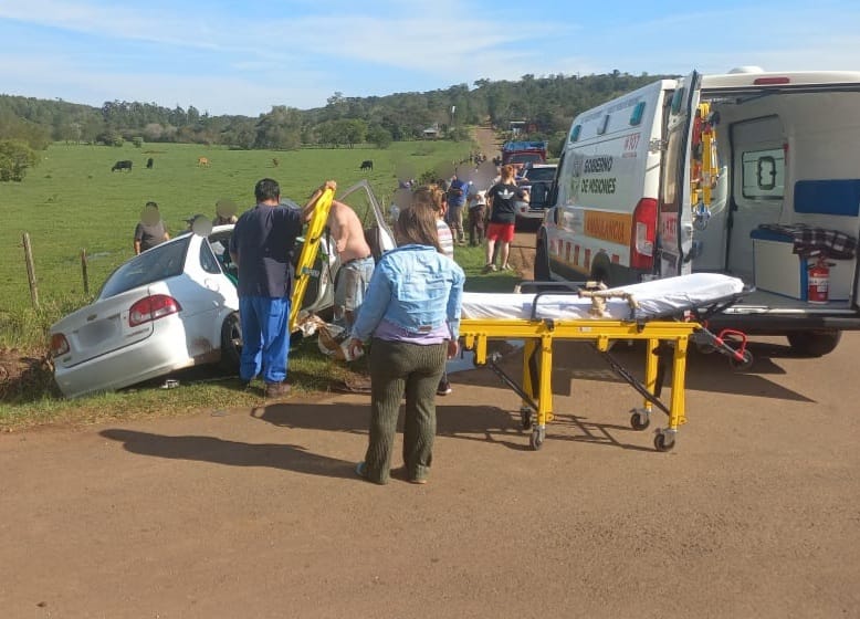 Un muerto tras un siniestro vial entre dos vehículos en Misiones