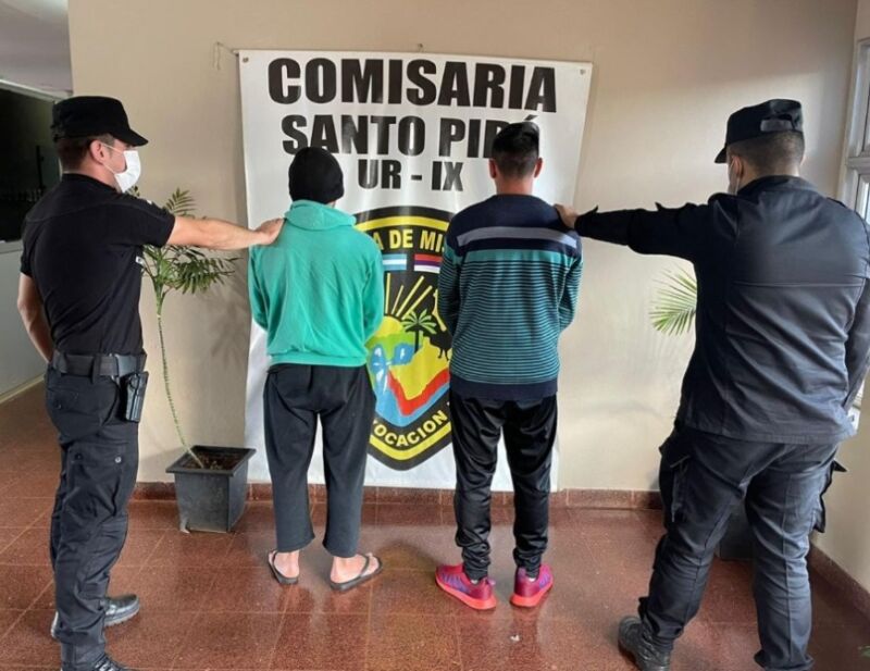 Atraparon a dos hombres implicados en el robo a una escuela de Santo Pipó