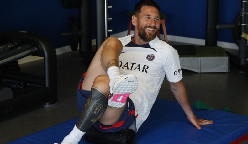 Messi recortó sus vacaciones e inició la pretemporada con Paredes y nuevo DT