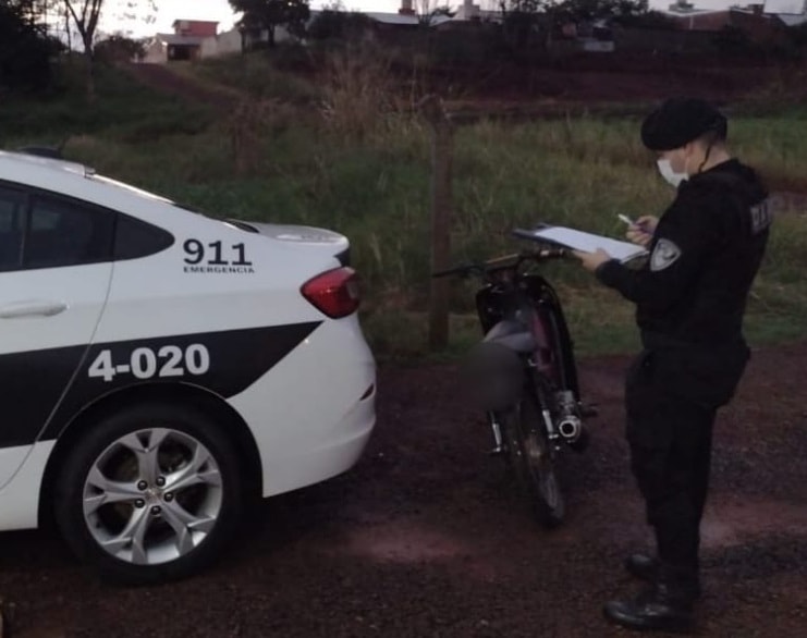 Secuestraron una motocicleta robada en Eldorado