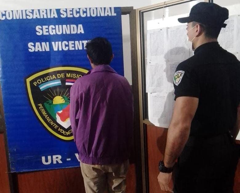 San Vicente: terminó preso tras herir a un joven en un bar