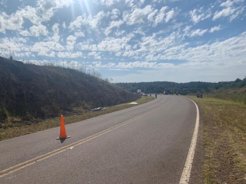 Joven motociclista falleció tras chocar contra un camión en la ruta nacional Nº14