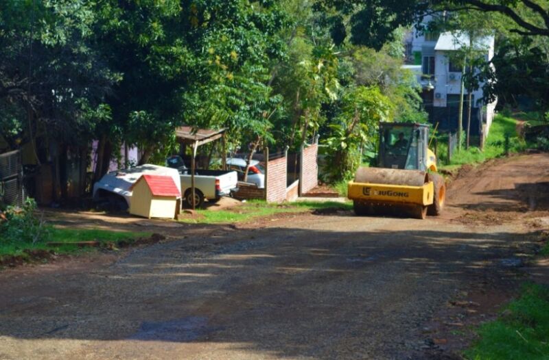 Finalizaron obras de mejoramiento de las calles internas de la chacra 65 en Posadas