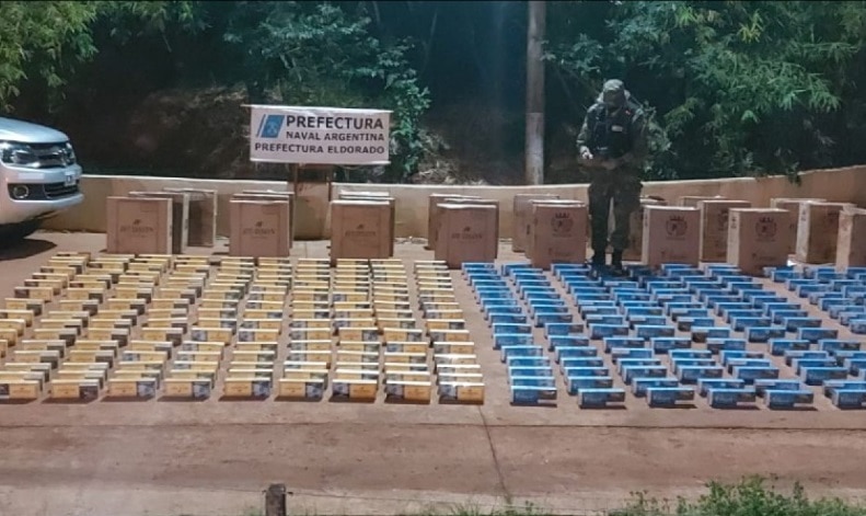 Incautaron millonario cargamento de cigarrillos ilegales en Eldorado