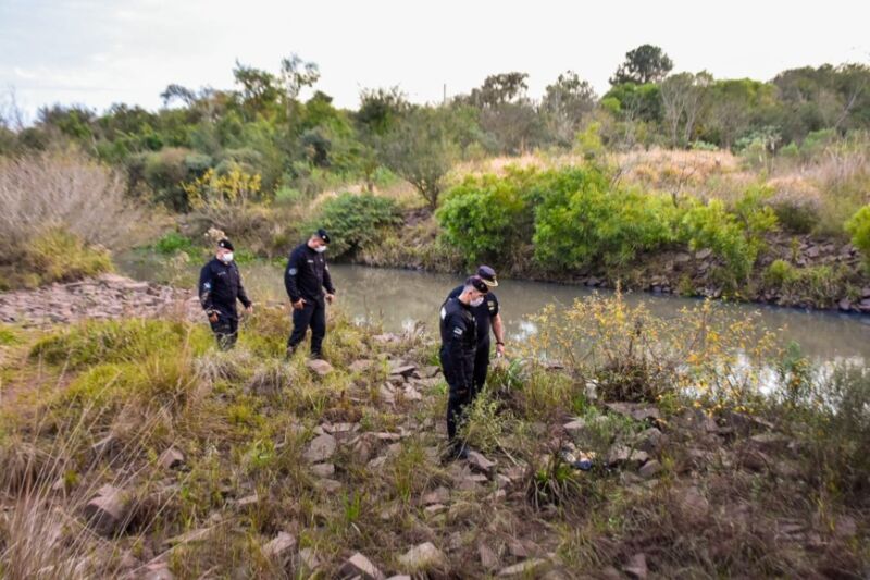 Secuestraron marihuana a la vera del arroyo Estepa de Posadas
