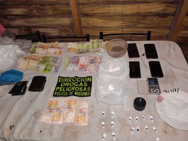 Son 12 los puntos de venta de droga desbaratados en Posadas en el 2022