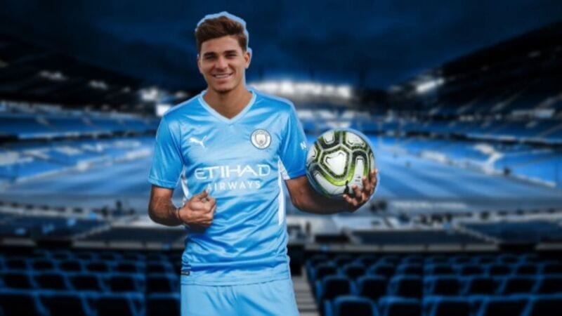 Manchester City presentó oficialmente a Julián Álvarez