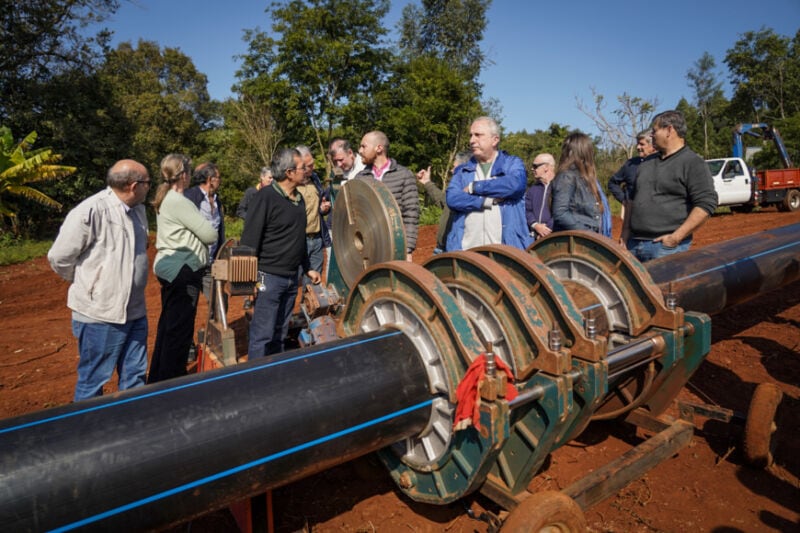 Passalacqua y el intendente Hassan recorrieron las obras del Acueducto Troncal Norte en Oberá 2 4 - obera passalacqua 2 - 3