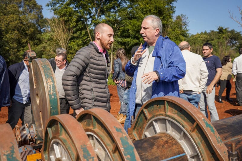 Passalacqua y el intendente Hassan recorrieron las obras del Acueducto Troncal Norte en Oberá